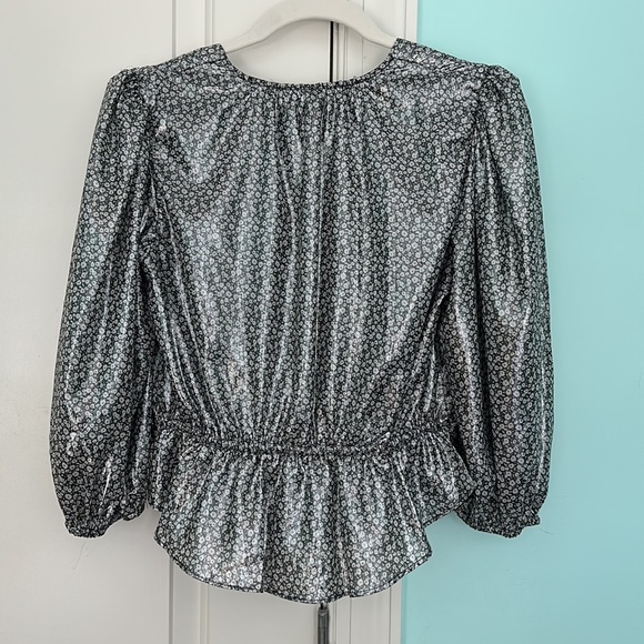 Free People Metallic Blouse - Picture 3 of 8